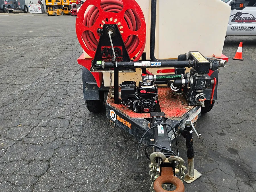 Trailer-mounted pressure wash unit serviced and ready