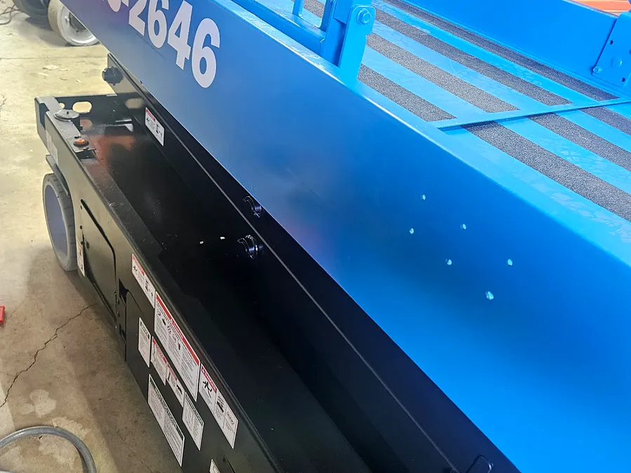 Genie lift in for service